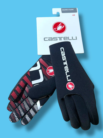 Diluvio Neoprene Glove Winter Thermal l Rain   | Castelli |  Soudal Quick-Step| Pro Cycling Kit