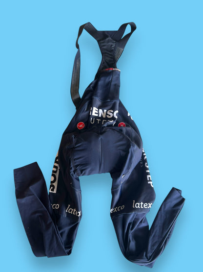 Waterproof Padded Bib Tights | Castelli | Soudal Quick-Step | Pro Team Cycling Kit