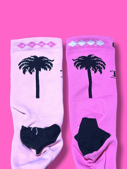 EF 2023 Pro Team Race Socks Rapha - Tour de France - Palm Tree Logo | EF Education First | Rapha Men's Pro Kit