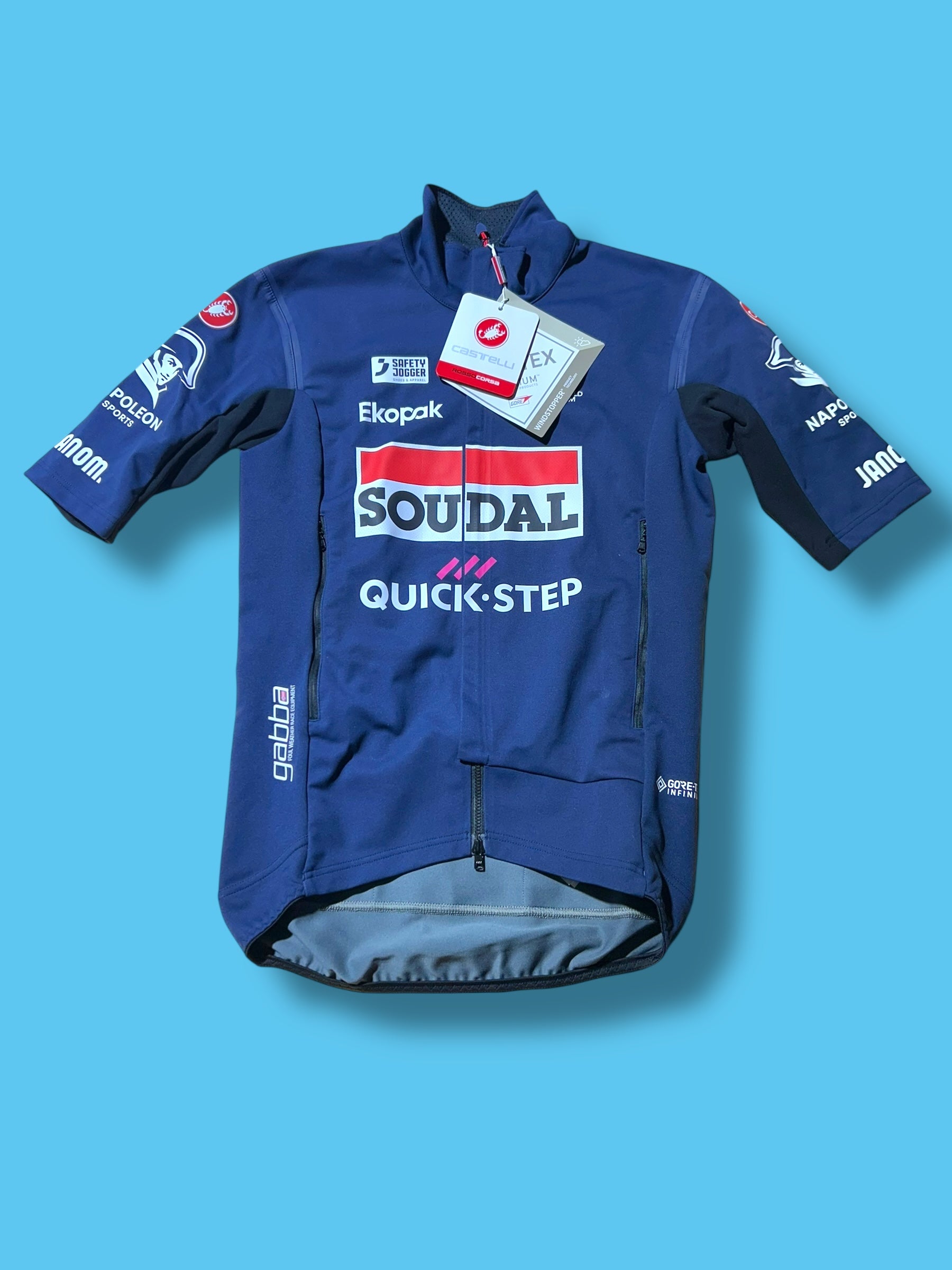 Gabba RoS 2 Jacket Rain Jersey  Winter Wet Cold   | Castelli |  Soudal Quick-Step| Pro Cycling Kit