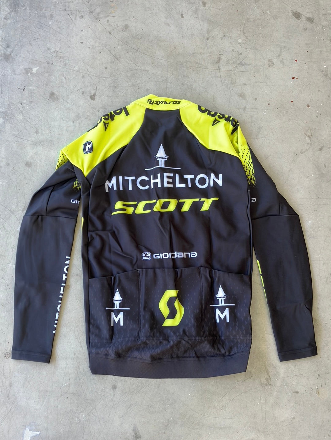Gabba Jersey Thermal Winter G-Shield Long Sleeve Jersey With Pockets  | Giordana | Mitchelton Scott | Pro Cycling Kit