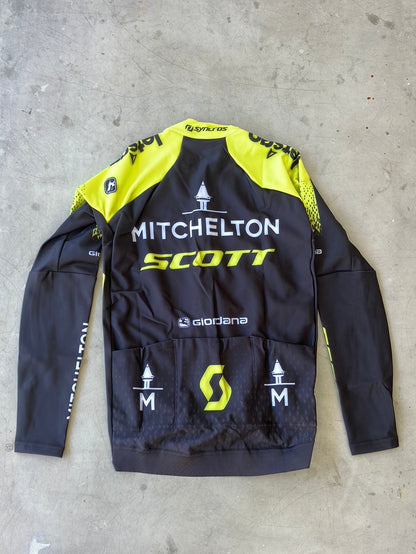 Gabba Jersey Thermal Winter G-Shield Long Sleeve Jersey With Pockets  | Giordana | Mitchelton Scott | Pro Cycling Kit
