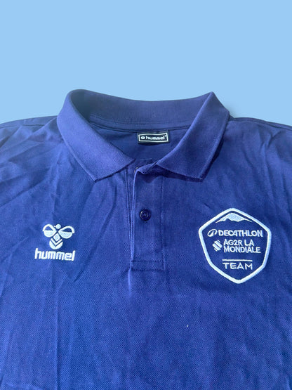 T-Shirt Team Rider Issued Team Casual Kit | Decathlon AG2R La Mondiale  | Hummel | Pro Cycling Kit