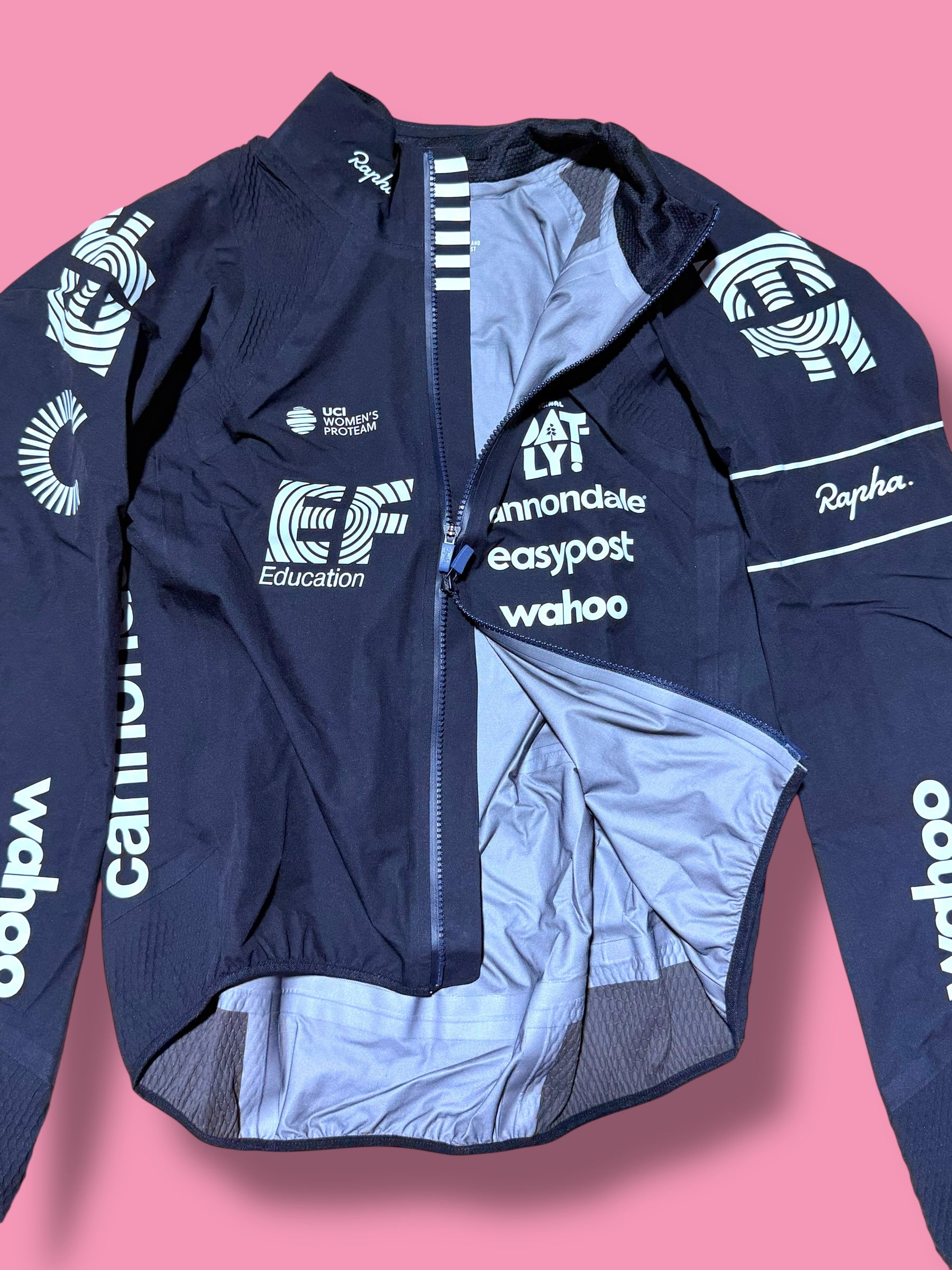 Womens Pro Team Lightweight Goretex Rain Jacket |Rapha |EF Education First|Cycling