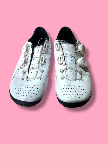 BONT Vaypor White Cycling Shoes | BONT |  EF Education First | Pro Cycling Kit