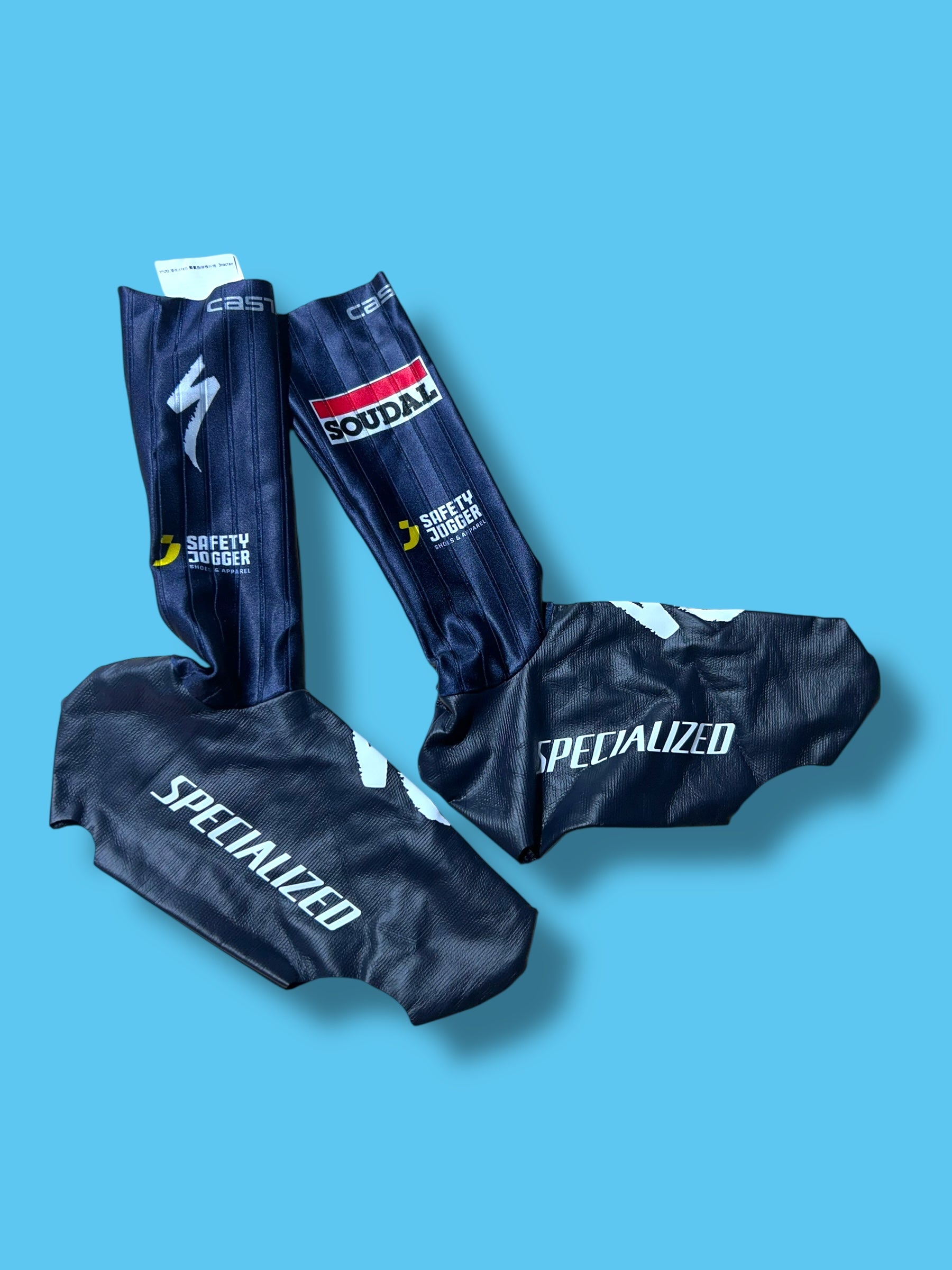 Aero TT Shoe Cover Fast Feet Time Trail Road Racing  | Castelli |  Soudal Quick-Step| Pro Cycling Kit