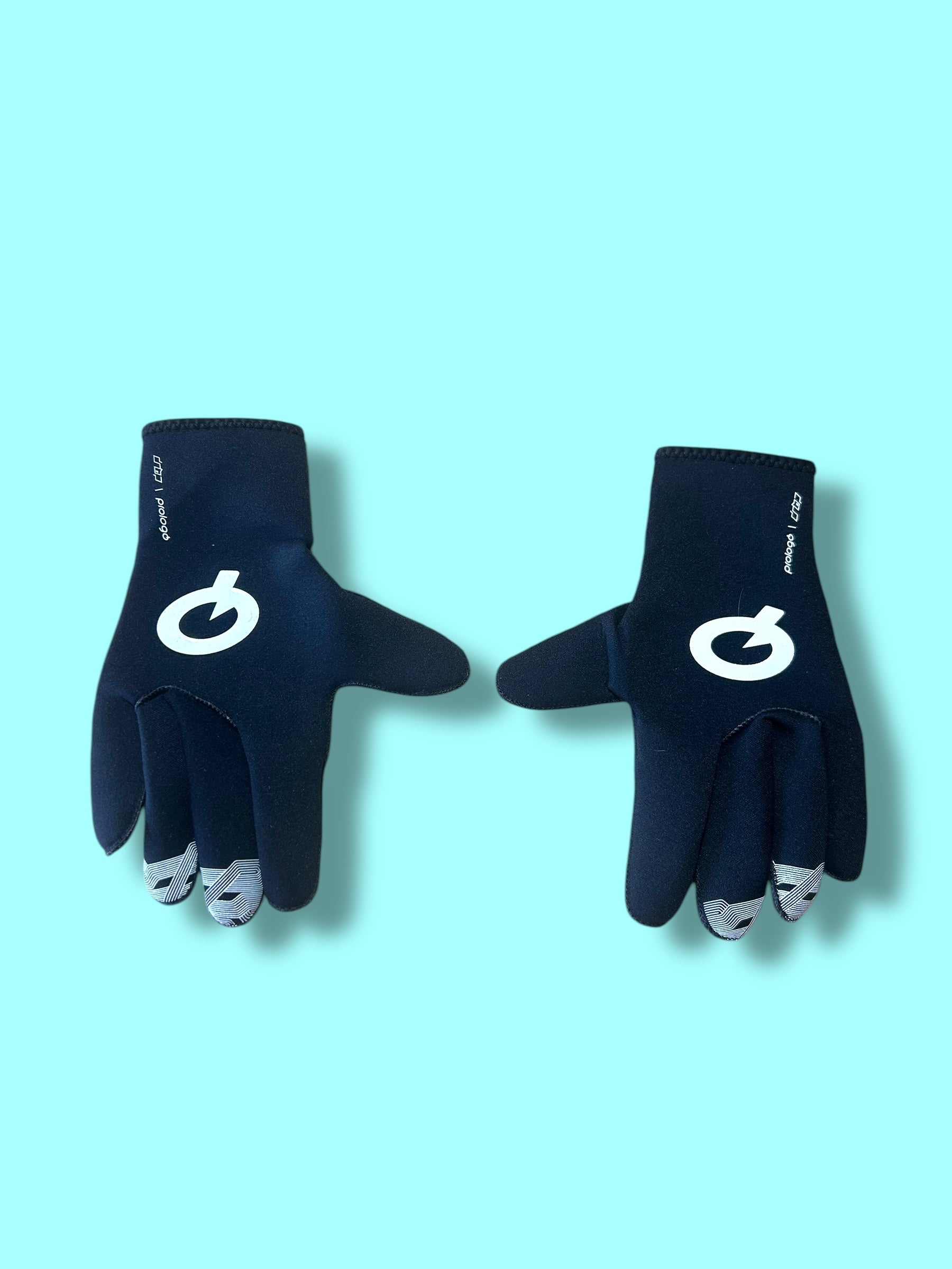 Neoprene Winter Gloves Rider Issued Racing TT | Prologo |Bahrain Victorious| Pro Cycling Kit