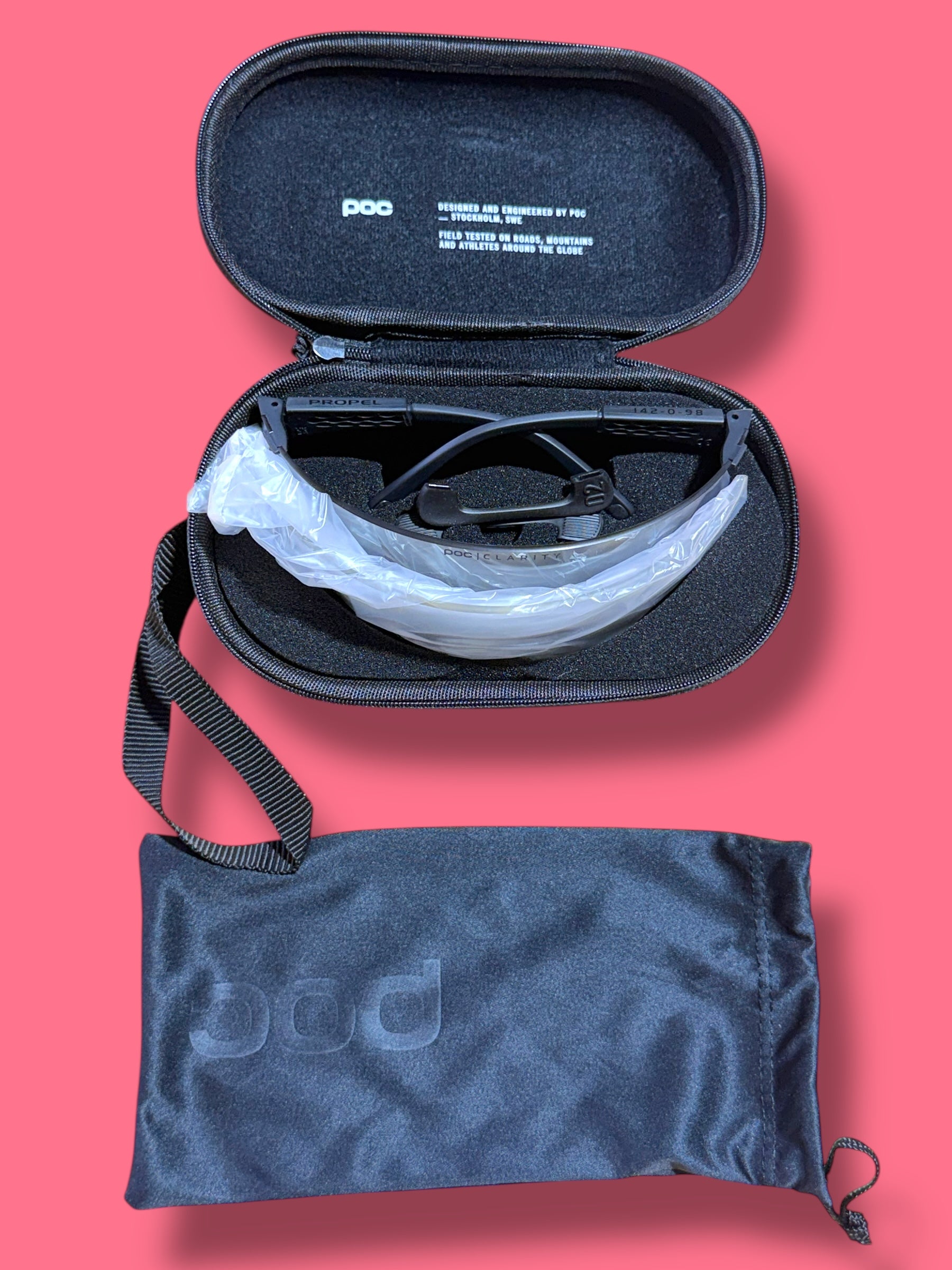 POC Propel Sunglasses and Lenses Team Rider Issued|Incendri-wear |EF Education First|Cycling