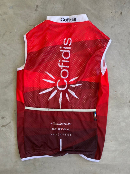 Rain Vest / Gilet | Van Rysel | Cofidis | Pro-Issued Cycling Kit