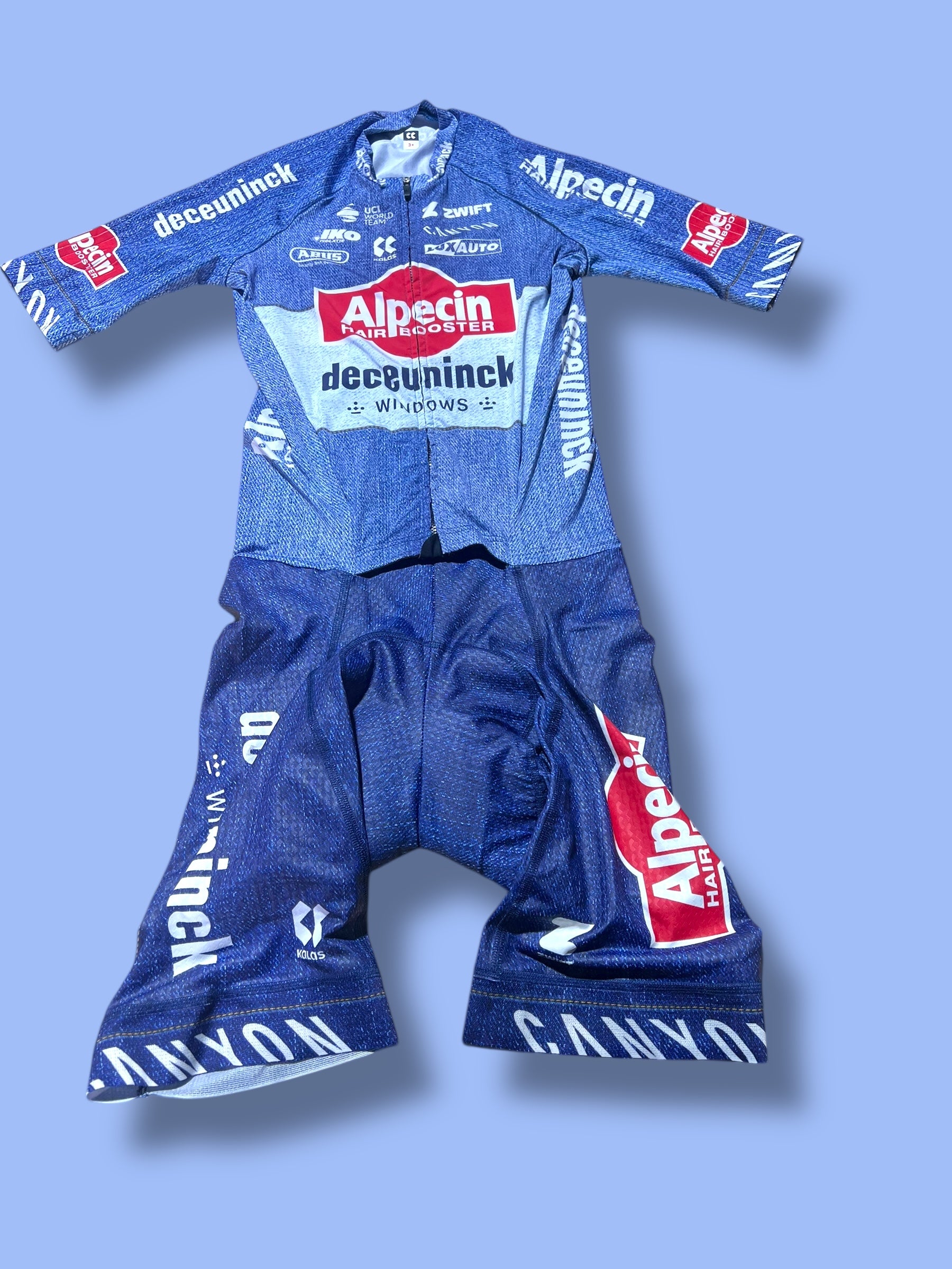 Aerosuit Racesuit with pockets | Alpecin Deceuninck Kalas| Pro Cycling Kit