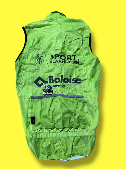 Waterproof Vest Rain Gilet  Windproof  | Vermarc |  Flanders Baloise| Pro Cycling Kit
