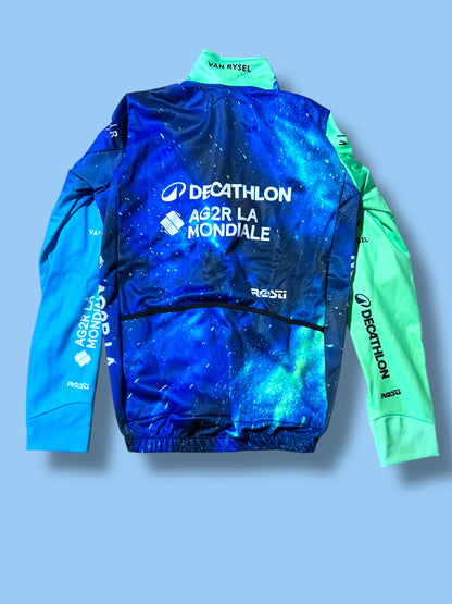 Winter Jacket Thermal Windproof Waterproof Long Sleeve Jersey|Decathlon AG2R La Mondiale|Rosti|Pro Cycling Kit