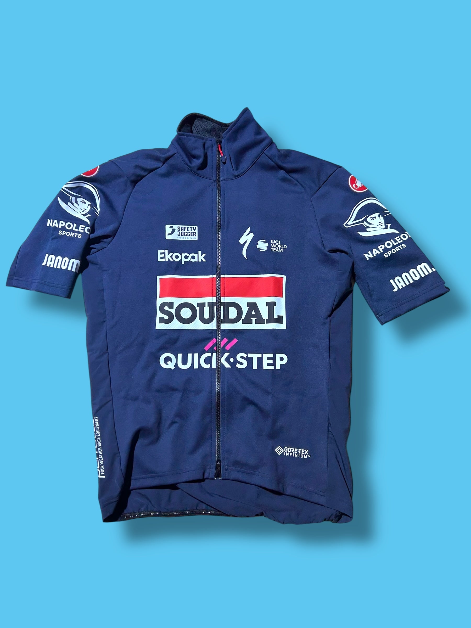 Perfetto RoS 2 Jacket Rain Jersey  Winter Wet Cold   | Castelli |  Soudal Quick-Step| Pro Cycling Kit