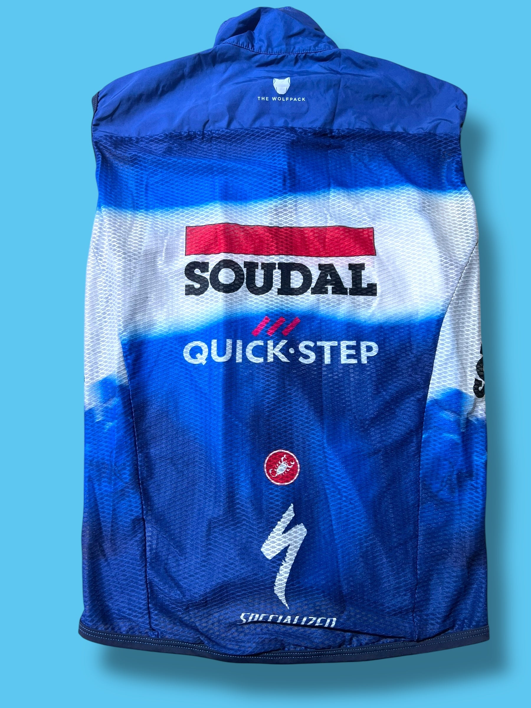 Wind  Vest Gilet Race Winter Packable  | Castelli |  Soudal Quick-Step| Pro Cycling Kit