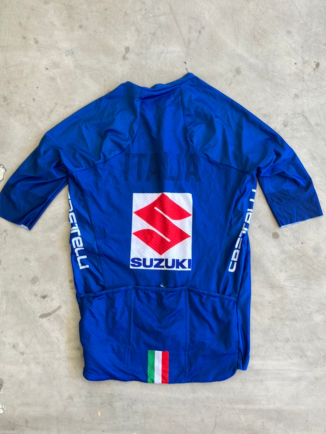 Aero Race Short Sleeve Jersey | Castelli | Italia Italy National Team | Pro-Issued Cycling Kit