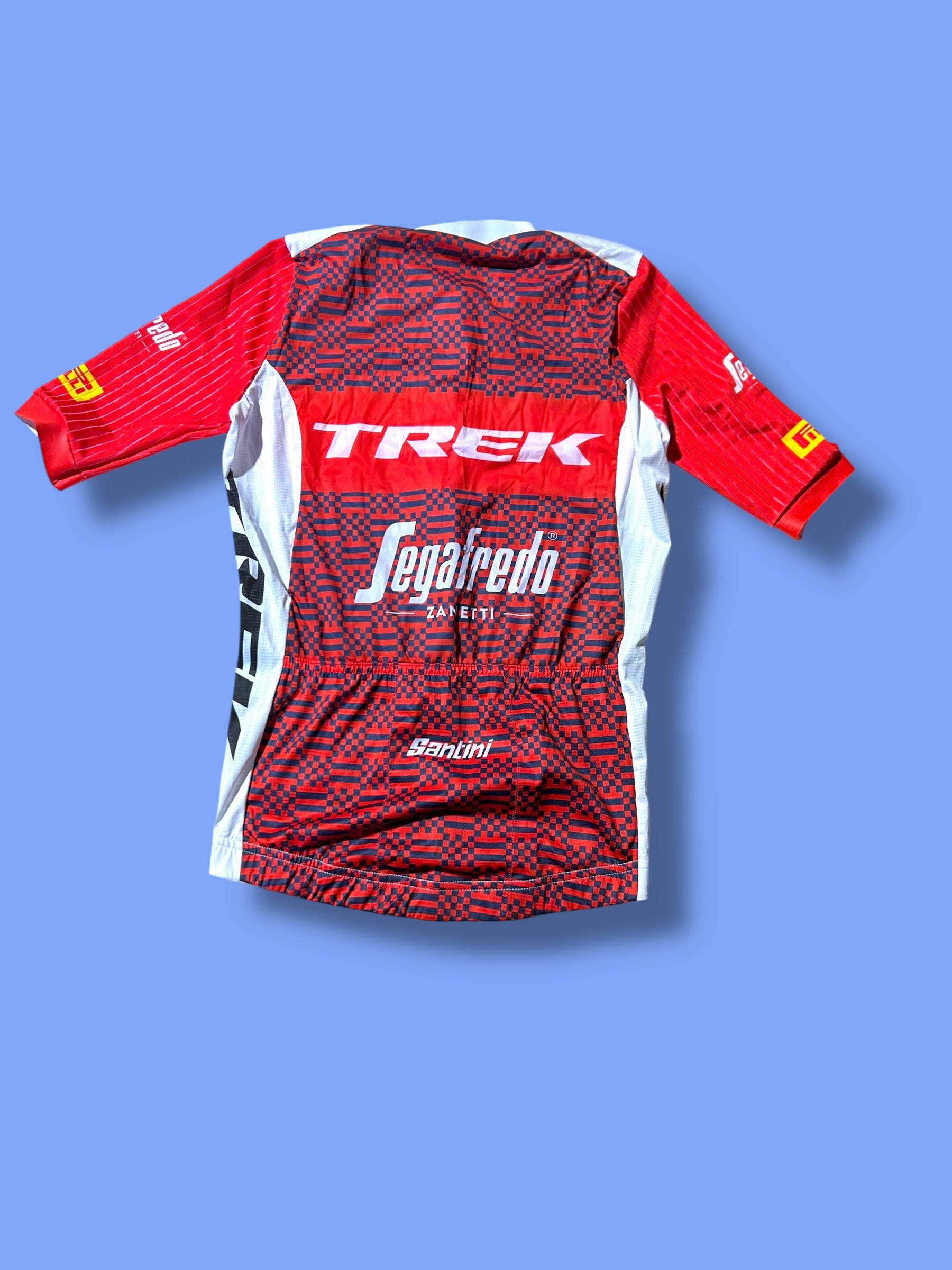 Aero Jersey Short Sleeve Lightweight Team Issued! | Santini | Trek Segafredo| Pro Cycling Kit