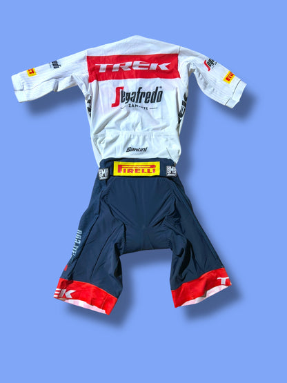 Summer Aero Suit Roadsuit Sprint Suit Team Issued! | Santini | Trek Segafredo | Pro Cycling Kit