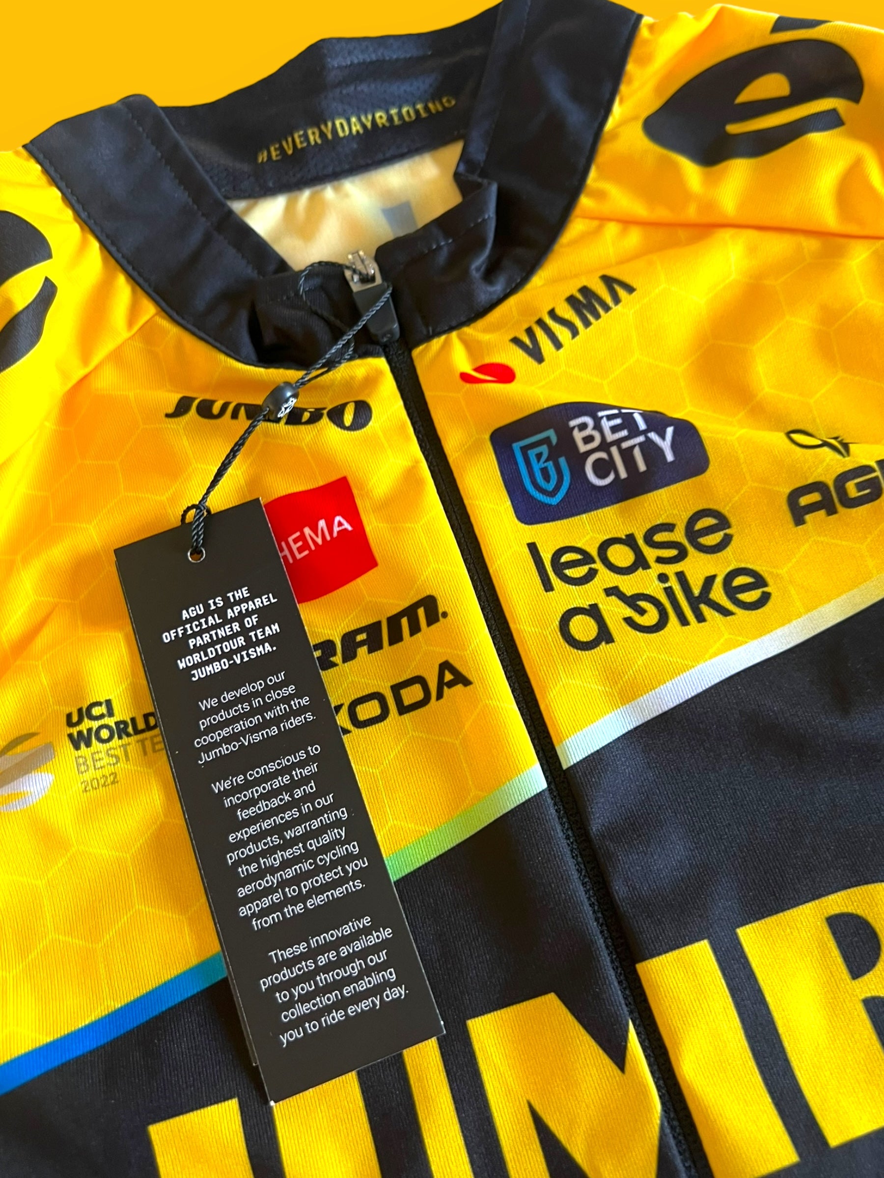 Wind Vest / Gilet | Agu | Jumbo Visma | Pro Cycling Kit