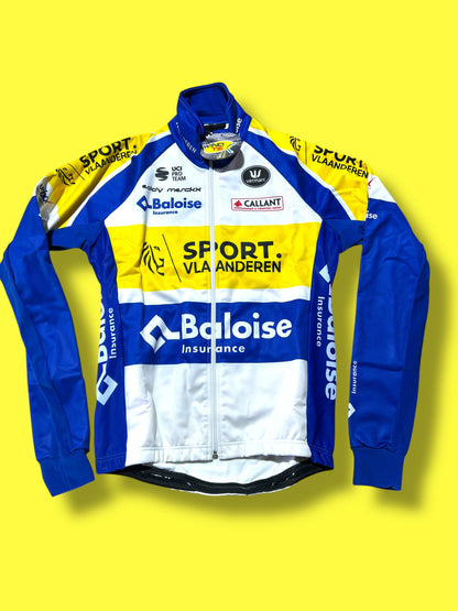 Winter Jacket Windproof Thermal  | Vermarc |  Flanders Baloise| Pro Cycling Kit