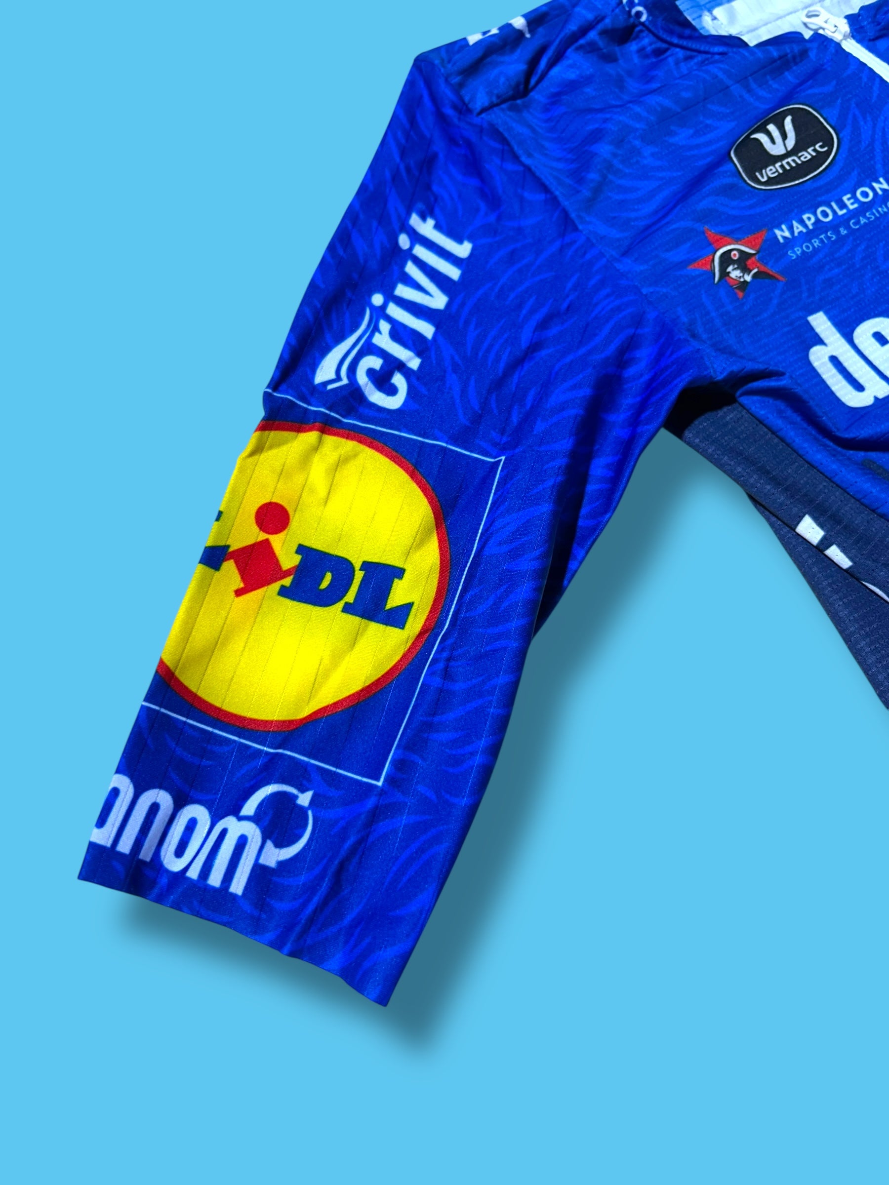 Racesuit Aerosuit Pockets  | Vermarc | Quick-Step| Pro Cycling Kit