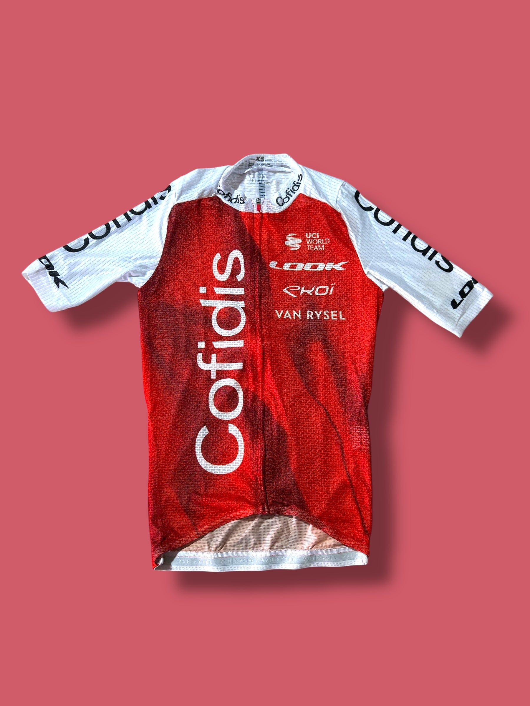 Aero Jersey Sumnmer Lightweight Team Issue Road Racing |  Van Rysel |  Cofidis| Pro Cycling Kit