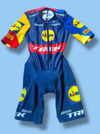 TT Suit Speedsuit Aerosuit Time Trial Triathlon Team Issued! | Santini | Lidl Trek | Pro Cycling Kit