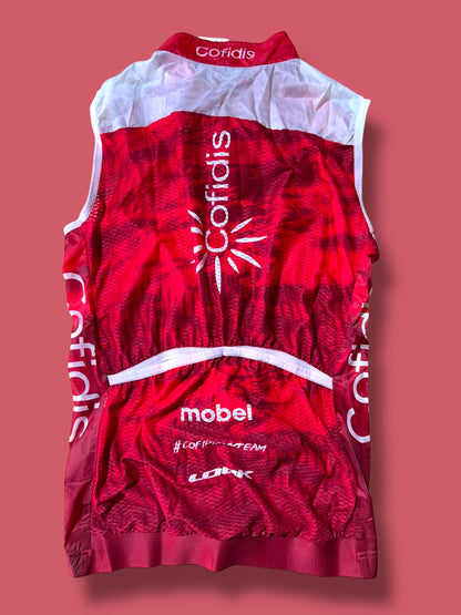 Wind Vest Gilet Packable Rider Issued|  Mobel |  Cofidis| Pro Cycling Kit
