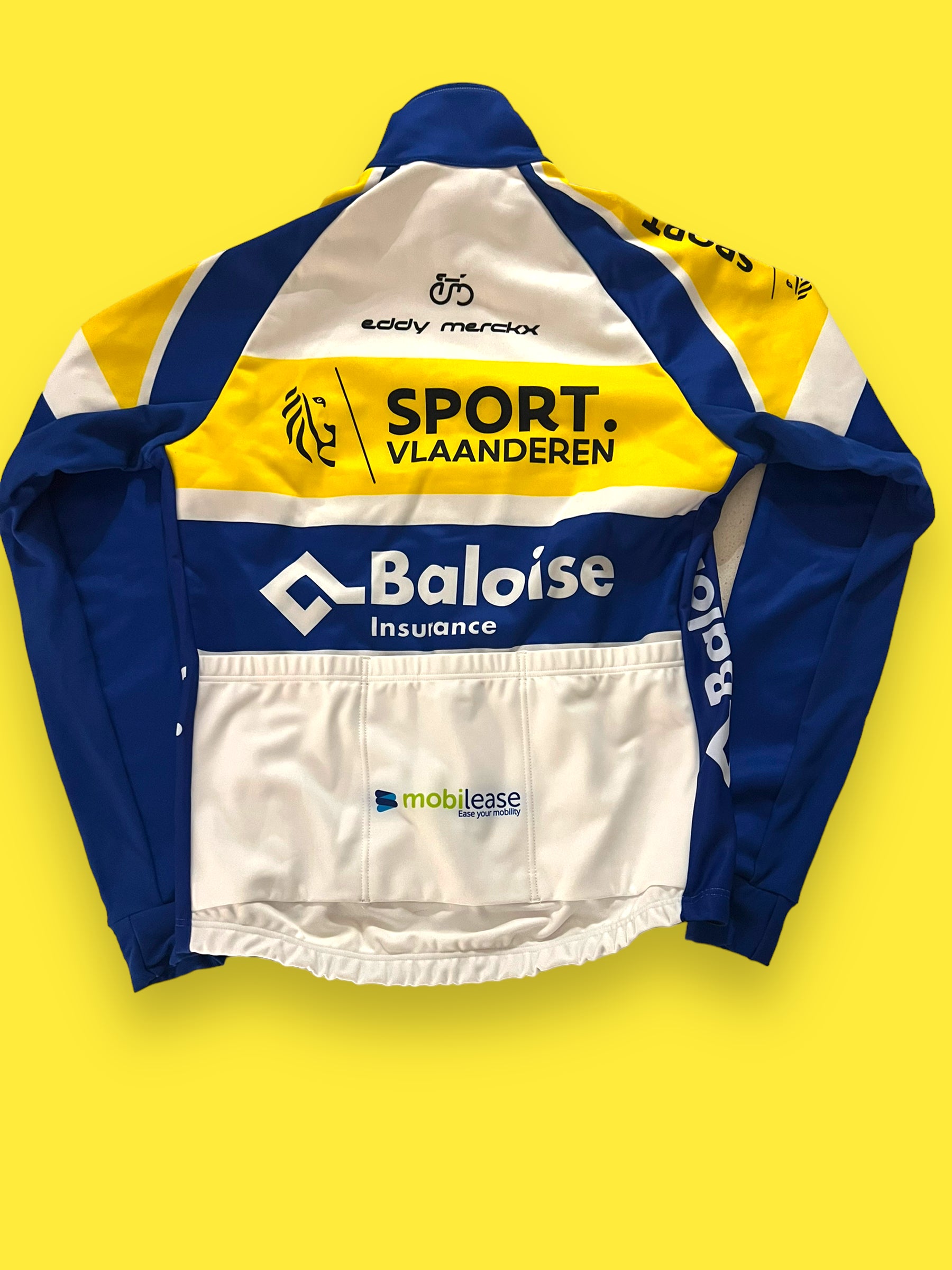 Long Sleeve Gabba Jersey Water-Resistant | Vermarc | Sport Vlaanderen / Baloise | Pro Cycling Kit