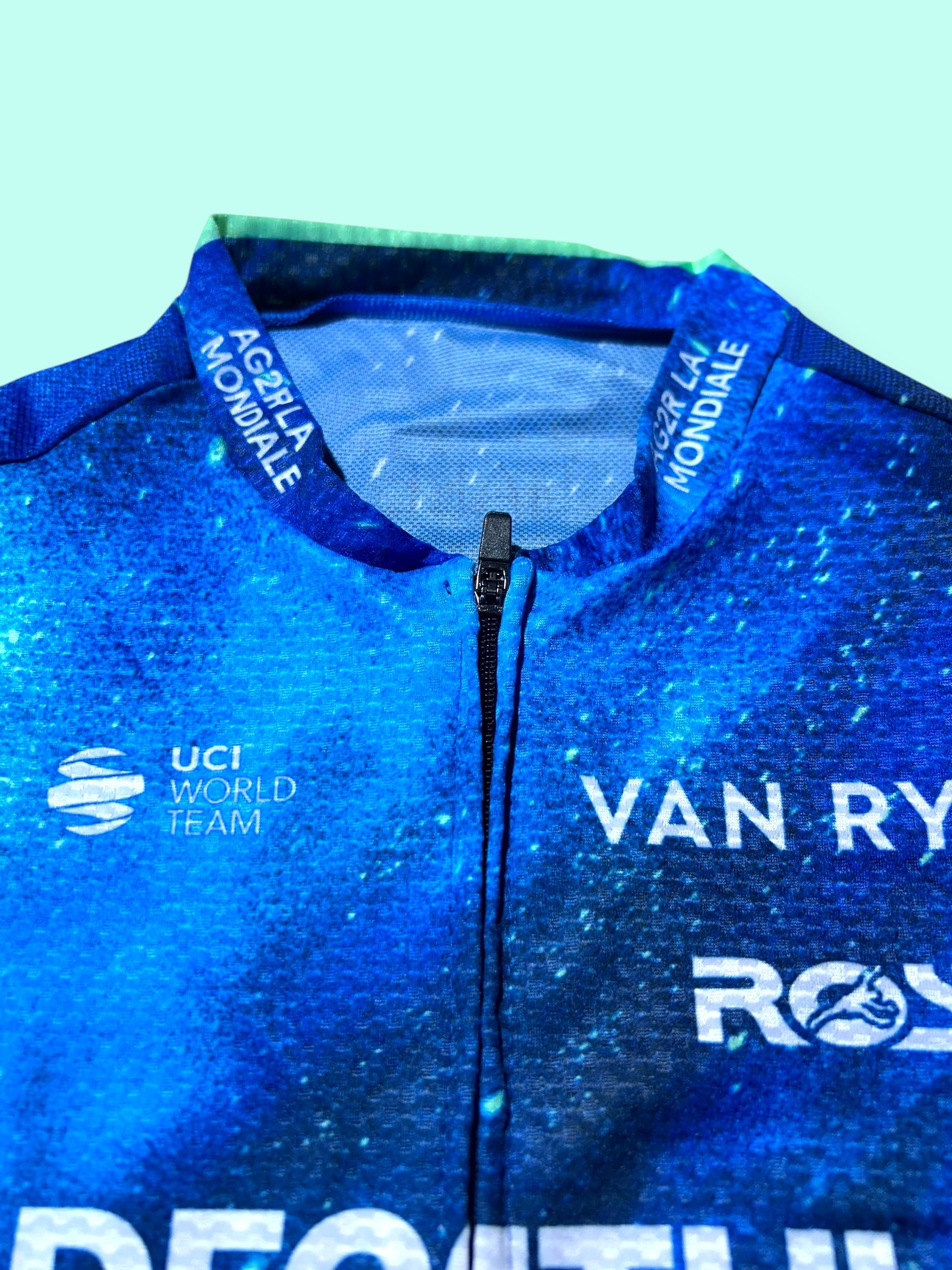 Aero Jersey FELIX GALL Short Sleeve Summer Racing Maillot   | Decathlon AG2R La Mondiale  | Rosti | Pro Cycling Kit