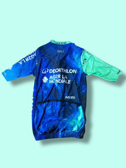 Summer Aero Jersey FELIX GALL Short Sleeve Summer Racing Maillot   | Decathlon AG2R La Mondiale  | Rosti | Pro Cycling Kit