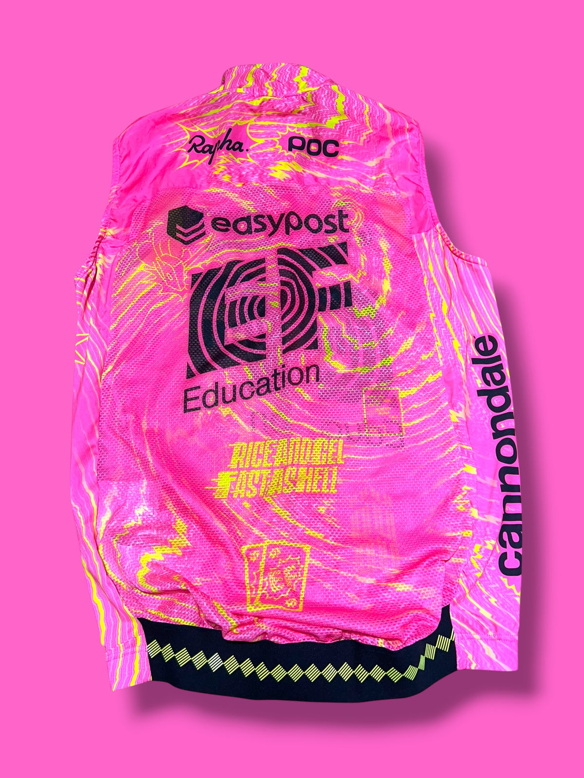 EF 2024 Lightweight Packable Wind Vest | EF Education First | Rapha Men's Pro Kit