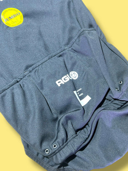 Rain Jacket/Jersey  Winter Thermal Rider Issued Pockets | Jumbo Visma  | Agu | Pro Cycling Kit