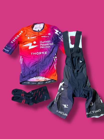 Aero Jersey, Bib shorts and Race Socks Bundle| Human Powered Health HPH  | Pactimo  | Pro Cycling Kit