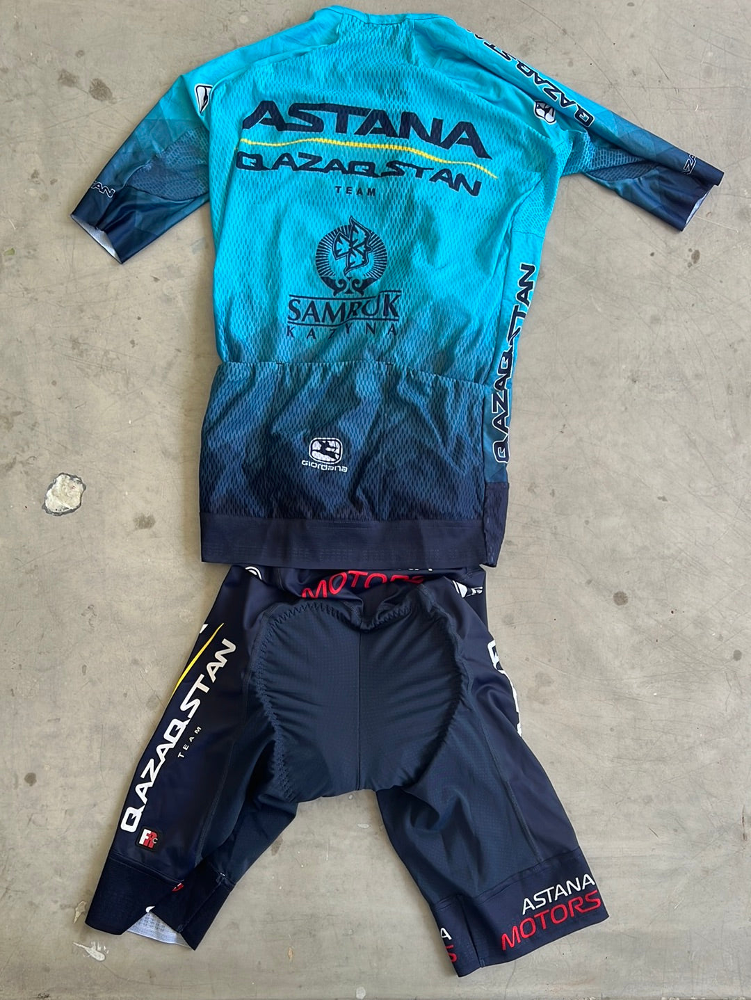 Summer Jersey & Bib Shorts Bundle | Giordana | Astana | Pro Team Cycling Kit