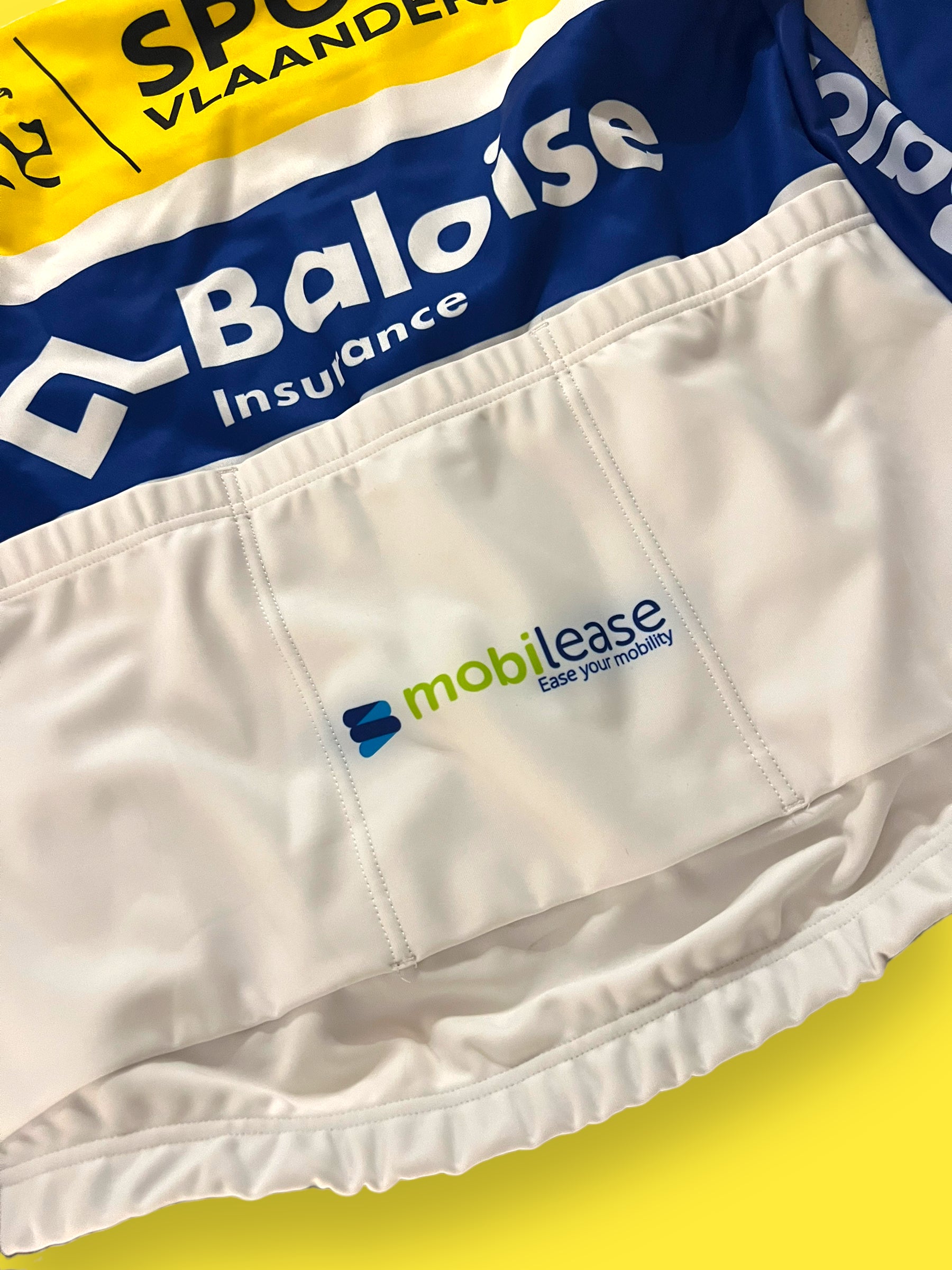 Long Sleeve Gabba Jersey Water-Resistant | Vermarc | Sport Vlaanderen / Baloise | Pro Cycling Kit