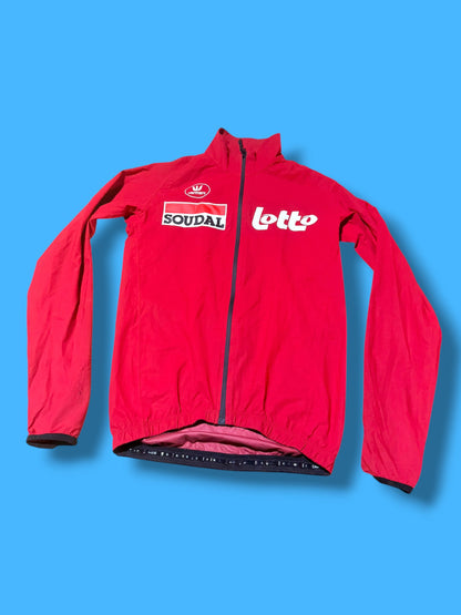 Caleb Ewan Rain Jacket Cape|Lotto Soudal |Vermarc Pro Cycling Kit