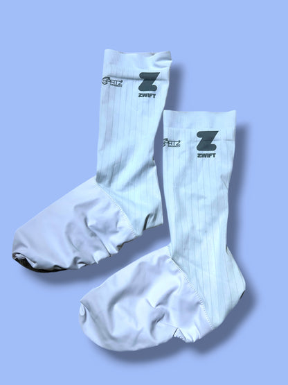 Aero Overshoes Spatz Windsocks Zwift Rider  Issued  | Alpecin Deceuninck | Pro Cycling Kit