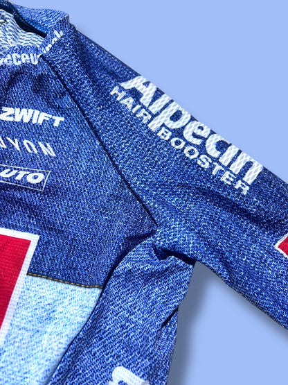 Summer Aerosuit Racesuit leightweight with pockets | Alpecin Deceuninck Kalas| Pro Cycling Kit