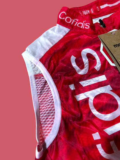 Wind Vest Gilet Packable Rider Issued|  Mobel |  Cofidis| Pro Cycling Kit