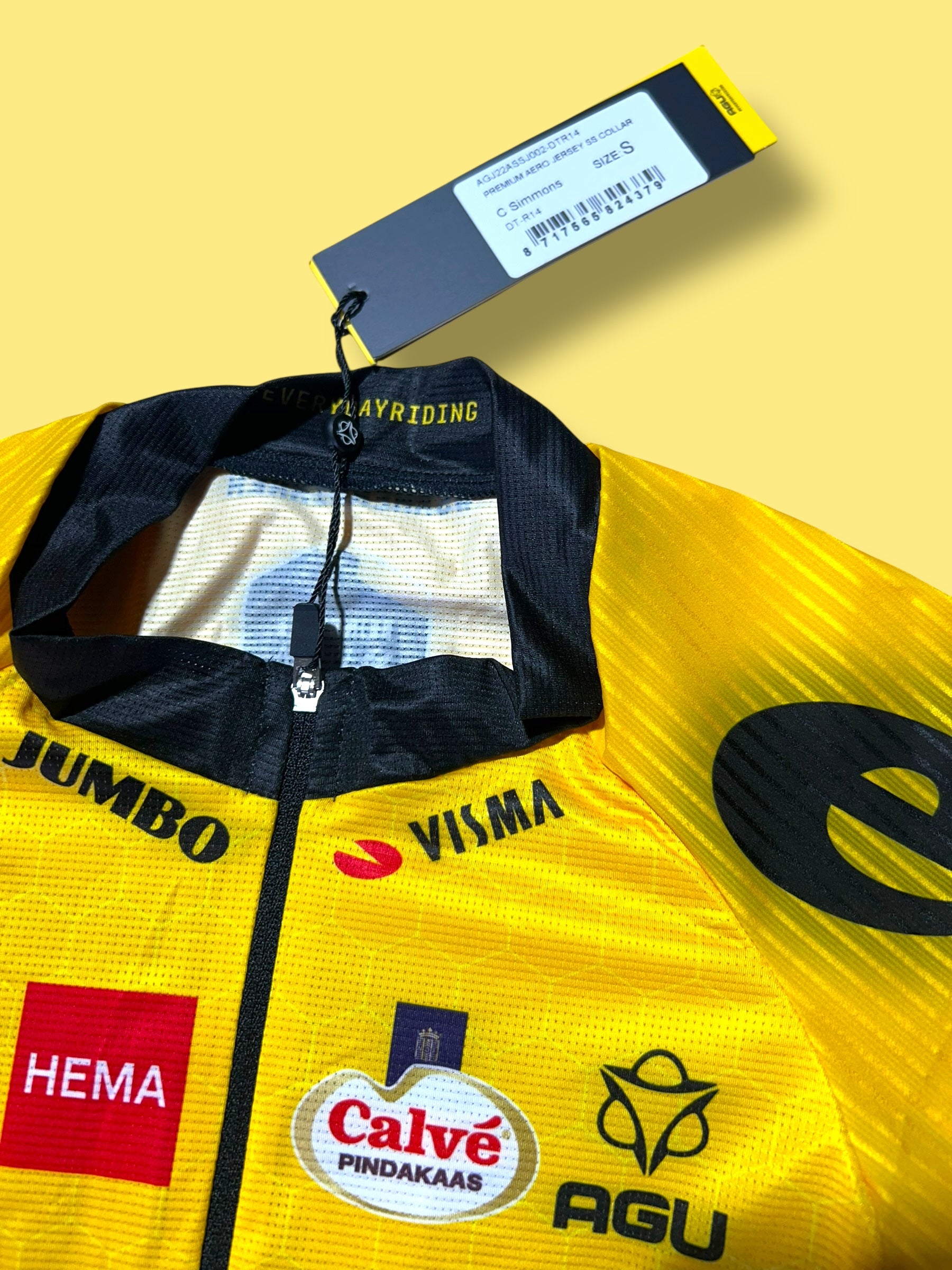 Aero Jersey Race -  Rider Issued | Jumbo Visma  | Agu | Pro Cycling Kit