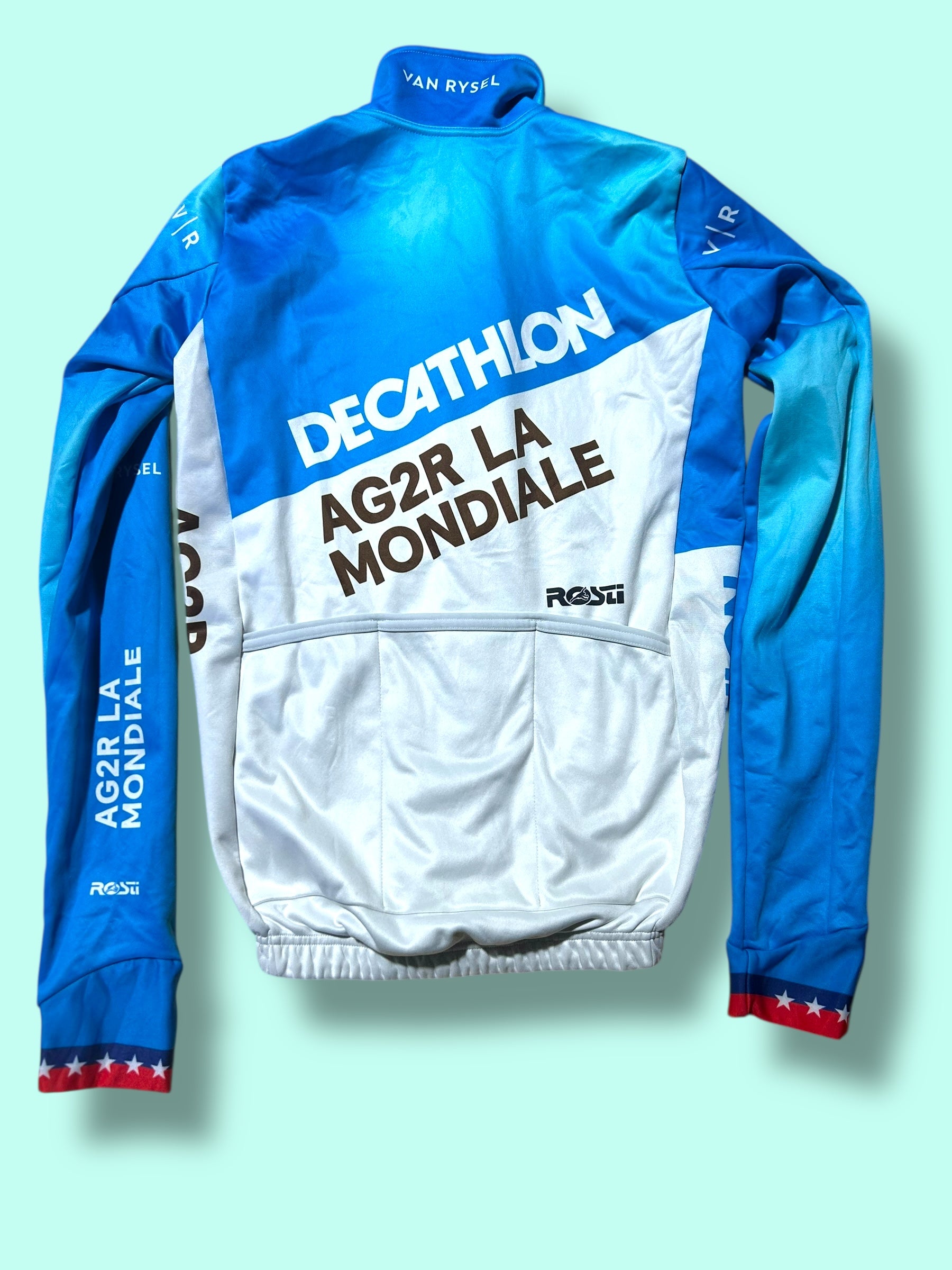 Winter Jacket  WARBASSE USA Thermal Windproof Waterproof Long Sleeve Jersey|Decathlon AG2R La Mondiale|Rosti|Pro Cycling Kit