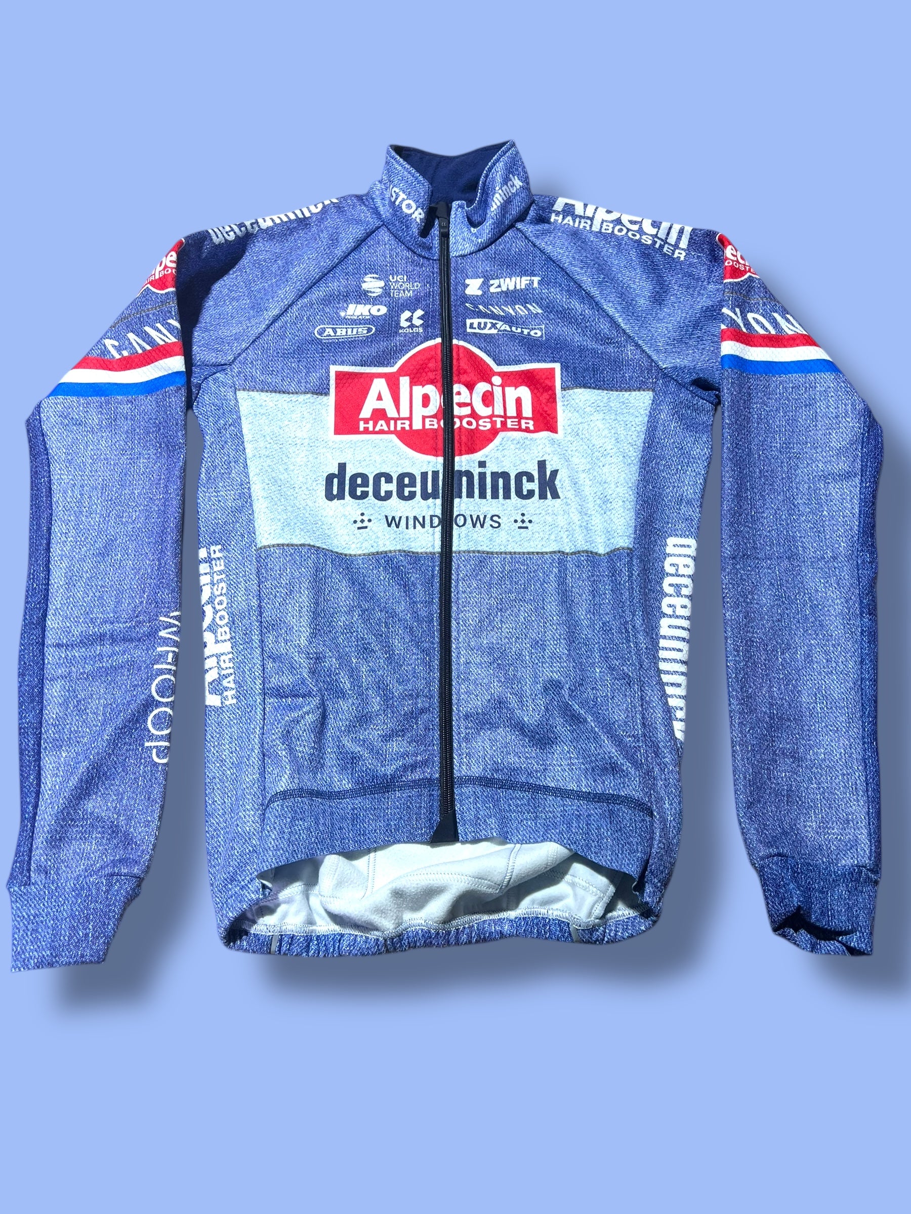 Winter Long Sleeve  Jacket Thermal Windproof  | Alpecin Deceuninck Kalas| Pro Cycling Kit