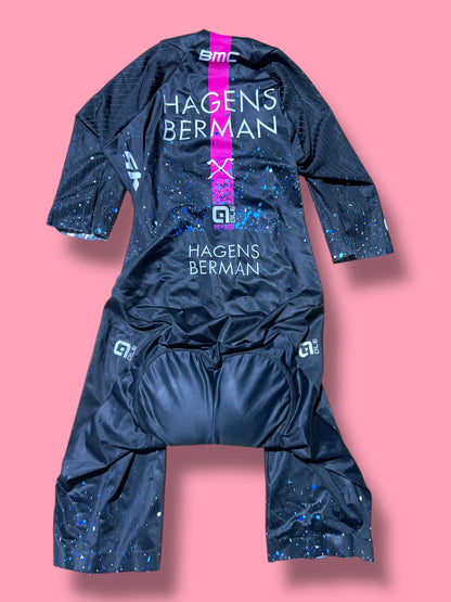 TT Suit Time Trial Aerosuit Short Sleeve Rider Issued |Hagens Bermans Ale| Pro Cycling Kit