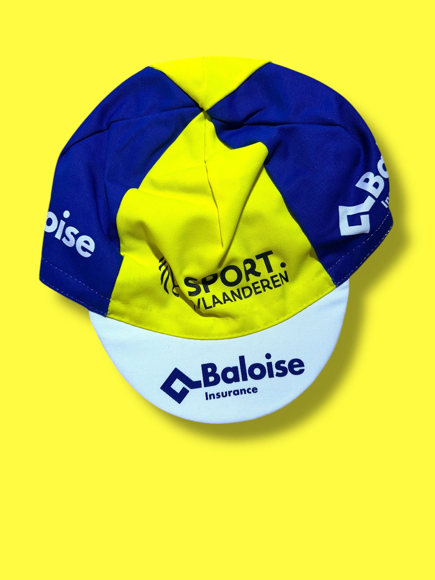 Summer Vented Jersey and Cap Lightweight Racing - Rider Issued  | Vermarc |  Flanders Baloise| Pro Cycling Kit
