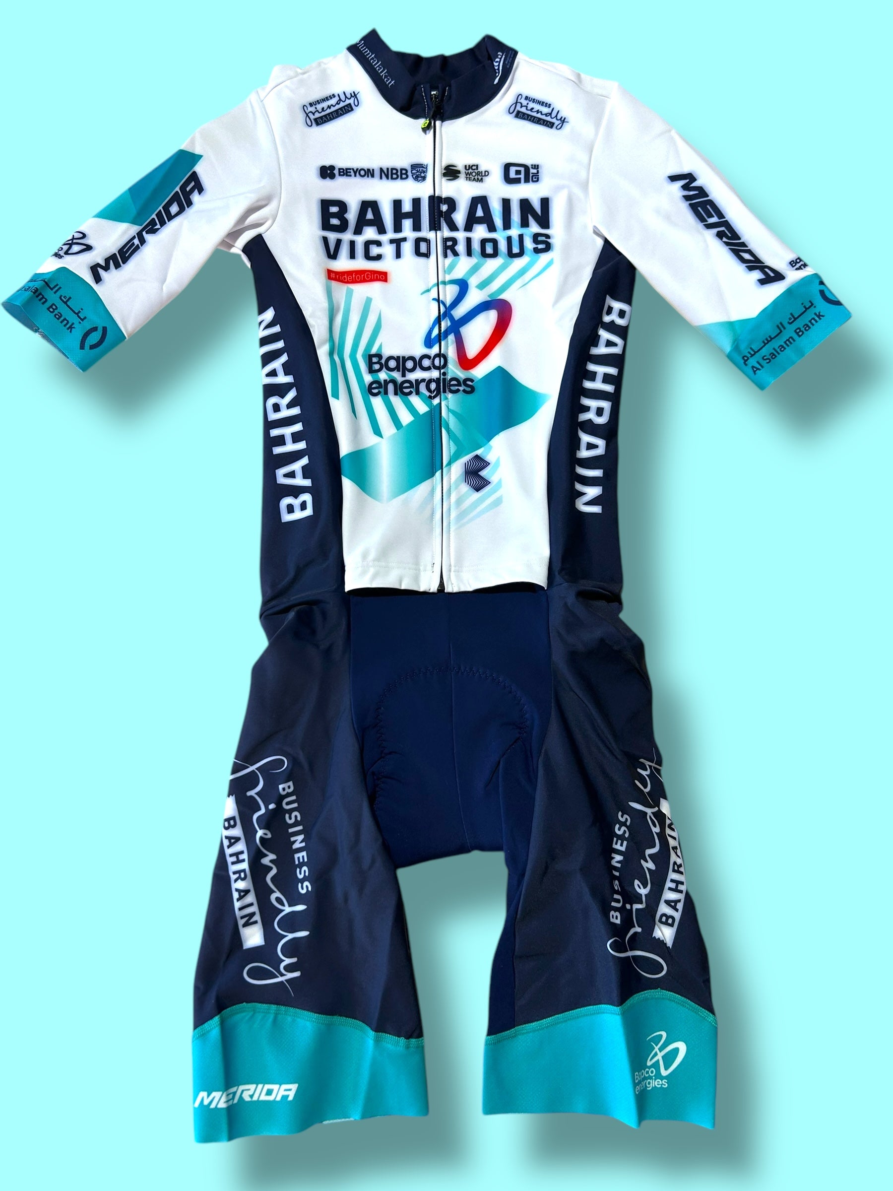 Aerosuit Road Racing Thermal Winter Roadsuit| Ale |Bahrain Victorious| Pro Cycling Kit