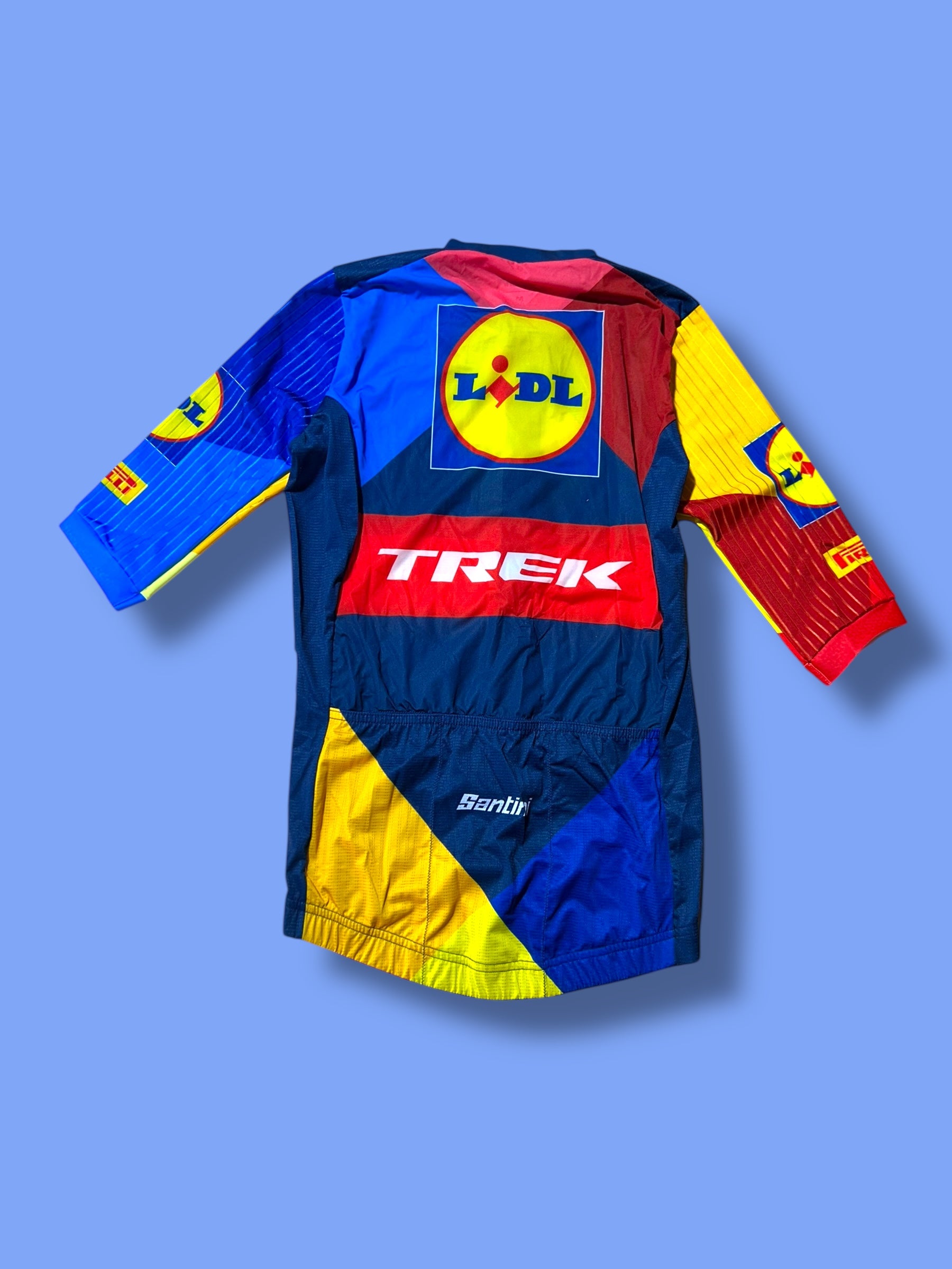 Aero Jersey Short Sleeve Lightweight Team Issued! | Santini | Lidl Trek | Pro Cycling Kit