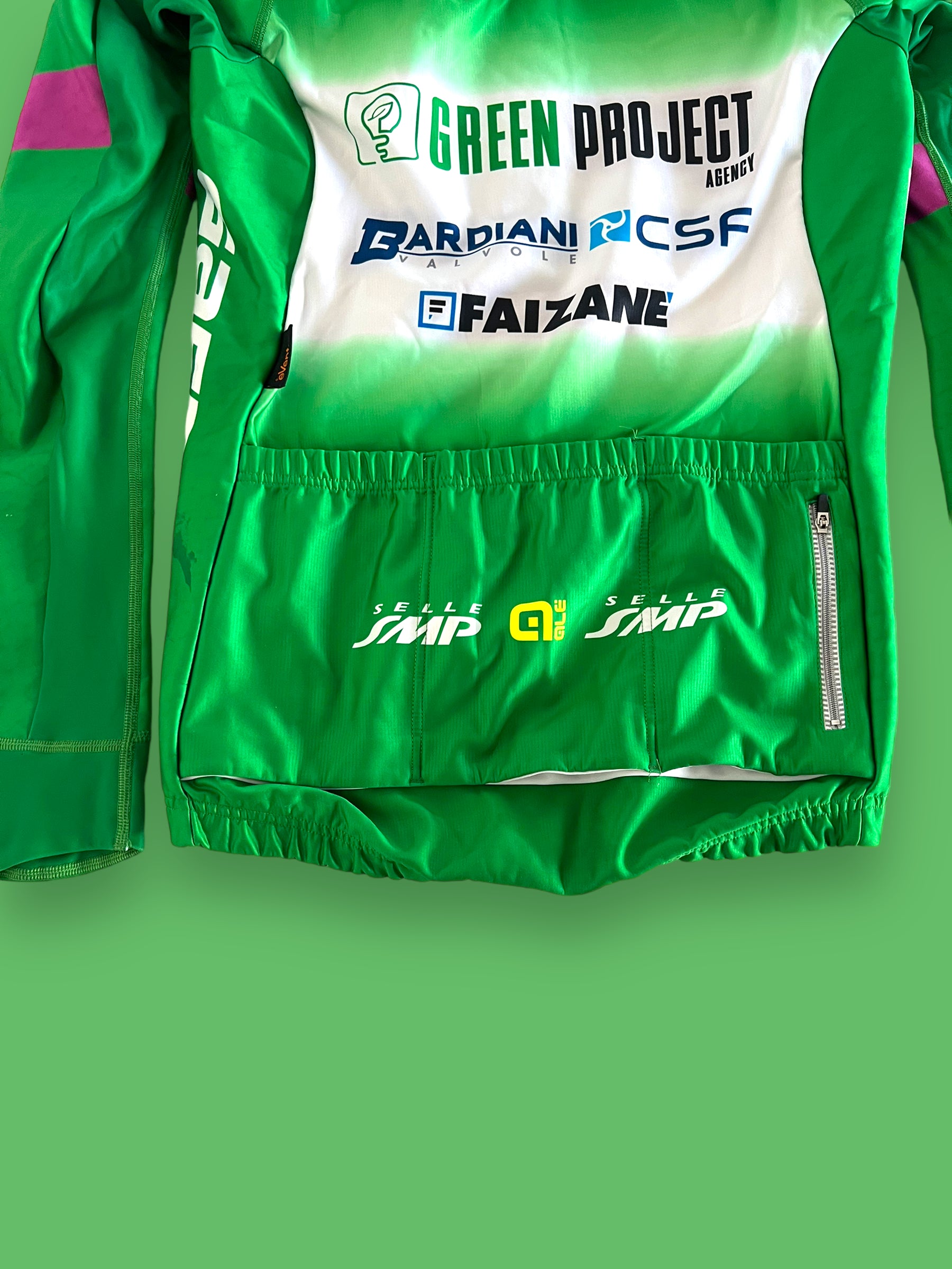 Long Sleeve Gabba Jacket Winter | Ale | Bardiani Green Project Pro Team | Pro Cycling Kit
