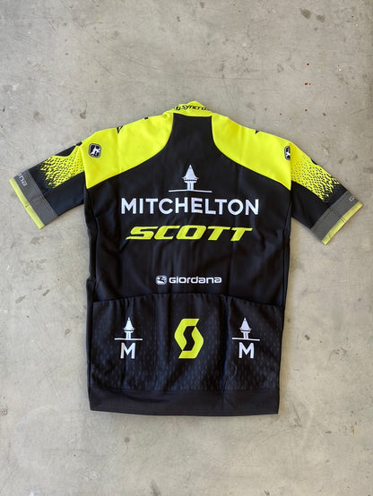 Gabba Jersey Thermal Winter G-Shield Short Sleeve Jersey With Pockets  | Giordana | Mitchelton Scott | Pro Cycling Kit