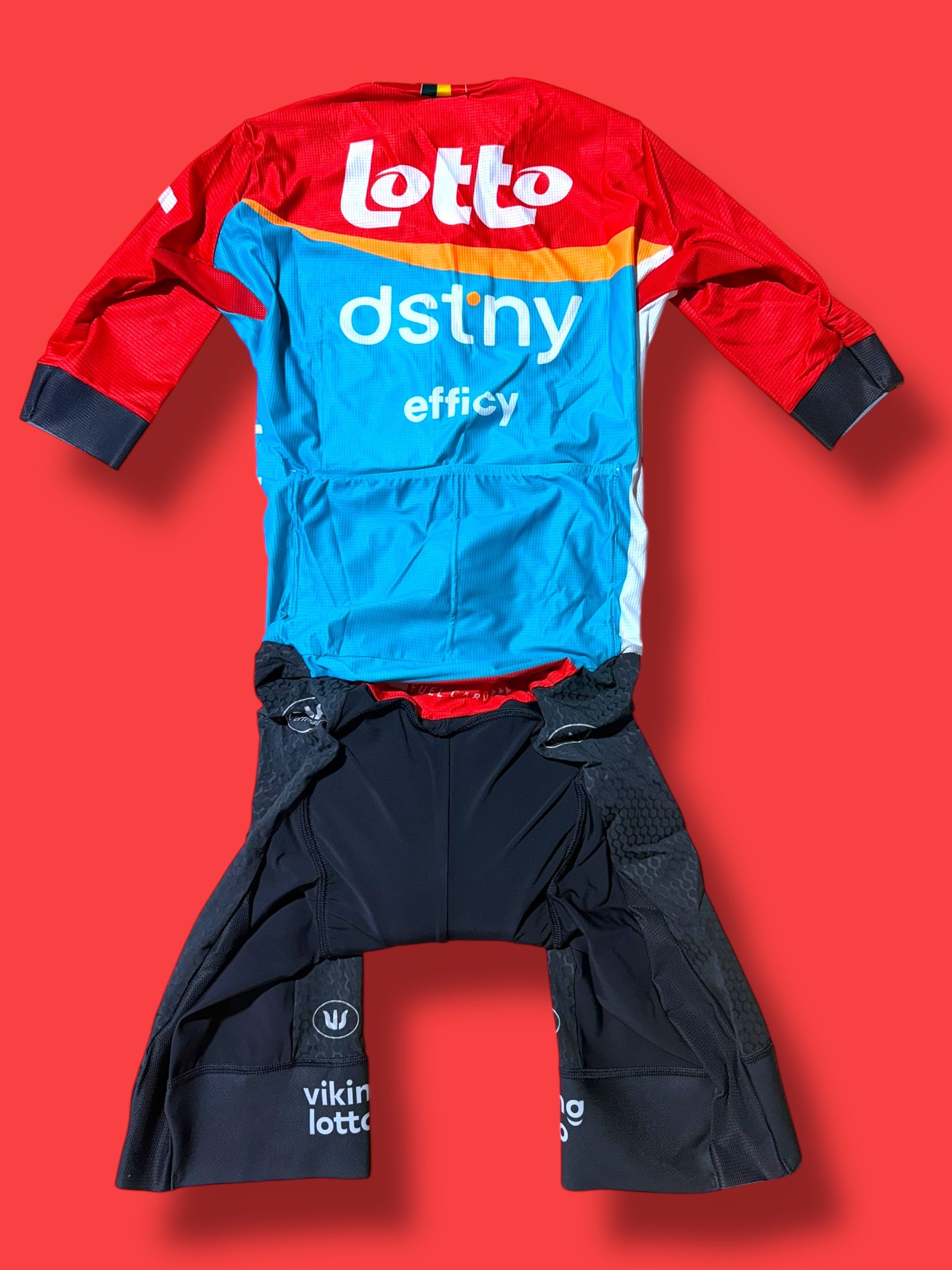 Aero Suit Roadsuit Team Rider Issued |Lotto DSTNY Vermarc| Pro Cycling Kit