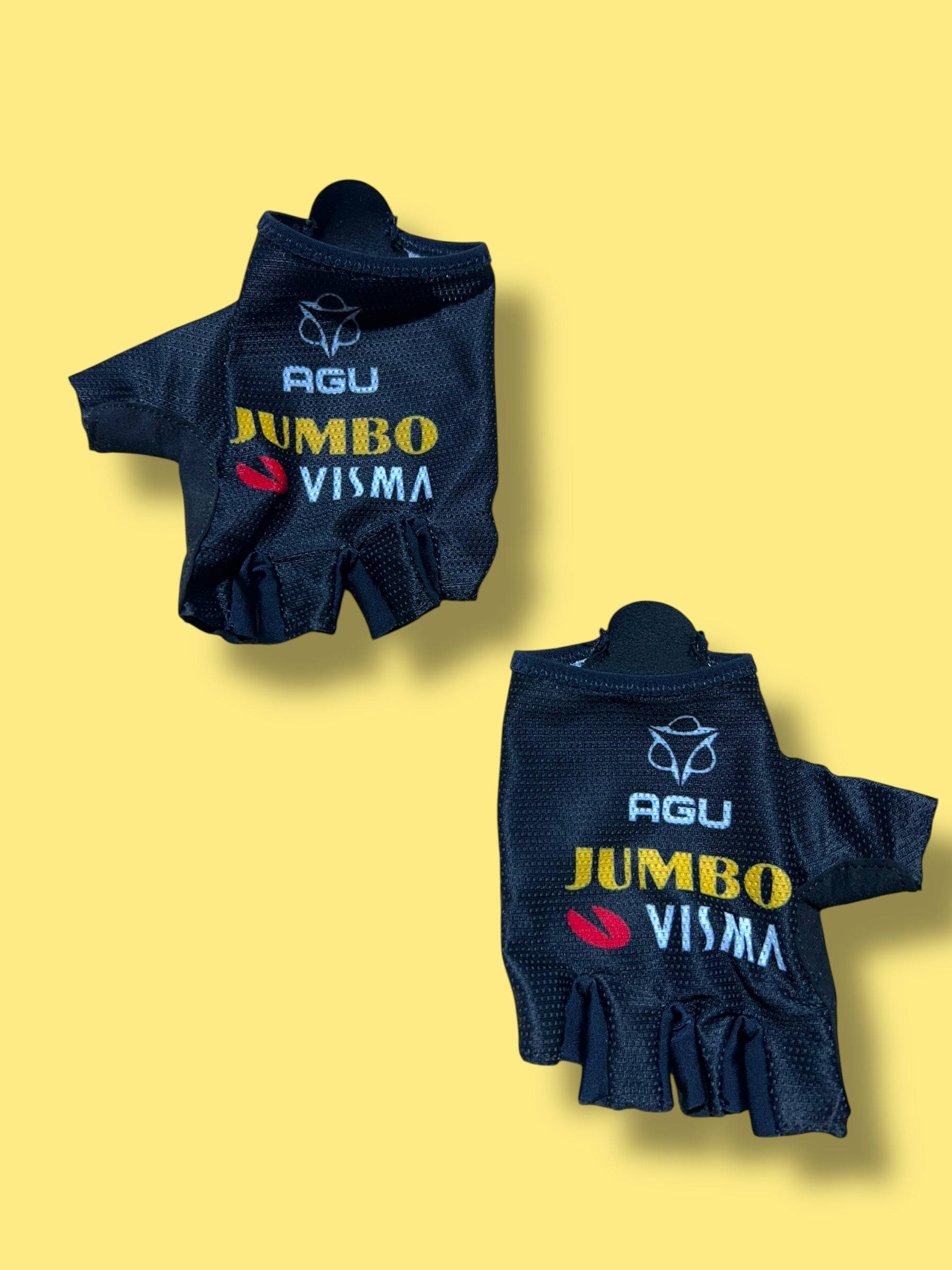 Gloves Race Mitts Padded Lightweight Rider Issued  | Jumbo Visma  | Agu | Pro Cycling Kit